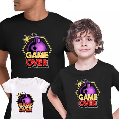 Buy Game Over Nostalgia Retro Game T-shirt 80's Collection Funny Gift Top Xmas • 14.99£