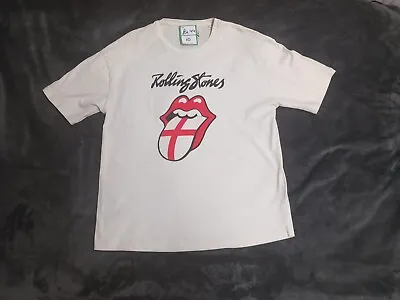 Buy Rare Rolling Stones T-shirts Featuring ENGLAND FLAG - Unisex • 21£