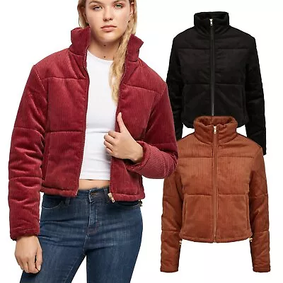 Buy Urban Classics Ladies - Corduroy Puffer Jacket • 69.90£