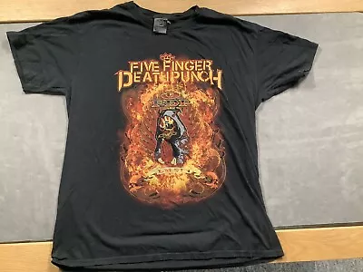 Buy Five Finger Death Punch 2014 Official T Shirt 5FDP  I.M. SIN Large Print • 12.50£