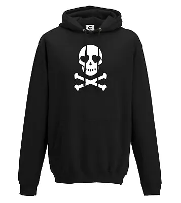 Buy Skull With Heart Eyes Goth Style Hoodie Jumper Gift Adults Teens & Kids Sizes • 18.99£