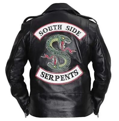 Buy Riverdale Southside Serpents Jughead Jones Cole Sprouse Men Leather Biker Jacket • 79£