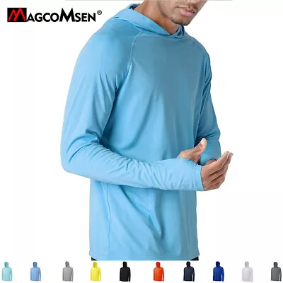 Buy UPF 50+ Men's Sun Protection Long Sleeve T-Shirt Outdoor Sport Casual Shirt Tops • 16.79£