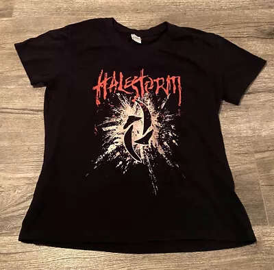 Buy HALESTORM - Official Licensed Logo Shirt Black Juniors/Women's Medium • 24£