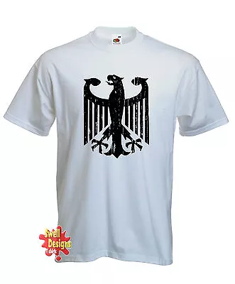 Buy GERMAN EAGLE Crest Deutschland Germany Football T Shirt All Sizes • 13.99£