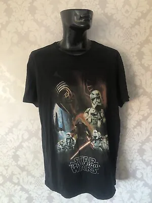 Buy Official Star Wars The Force Awakens Characters Graphic Print T Shirt XL • 6£