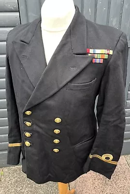 Buy WW2 British Royal Navy Officers Sub Lieutenant Uniform Jacket Battle Dress • 30£