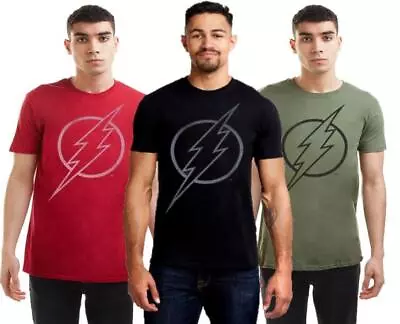 Buy DC Comics Mens Flash Line Logo T-shirt S - XXL Official • 13.99£