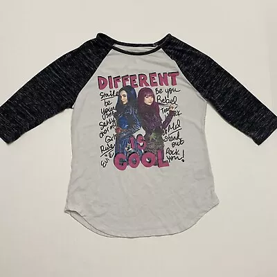Buy Disney Descendants 2 Girls T-Shirt Long Sleeved ‘Different Is Cool’ Size L • 2.28£