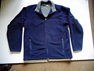 Buy Marks & Spencer - Dark Blue Fleece Jacket - Medium • 5.99£