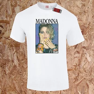 Buy Madonna Music Icon Queen Of Pop 80's 90's Funny Meme COVER UP T-Shirt • 9.95£