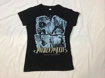 Buy Pierce The Veil Band Shirt This Is A Wasteland Black Women’s Small PTV • 19.29£