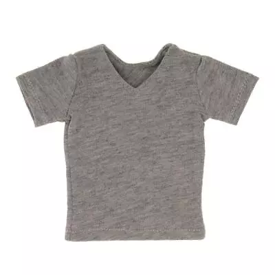 Buy 12'' Action Figure Outfit Clothes 1/6 Scale Grey Short Sleeve T-shirt Top • 8.63£