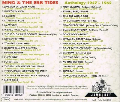 Buy Nino & The Ebb Tides: Those Oldies But Goodies - Anthology 1957-1965 • 15.97£