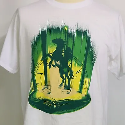Buy Men's Large White Link T-Shirt With Green Avatar Logo, Short Sleeved, Nintendo  • 9.99£