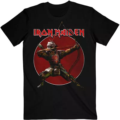 Buy Iron Maiden Senjutsu Eddie Archer Red Circle Shirt S-XXL Official Band T-shirt • 19.85£