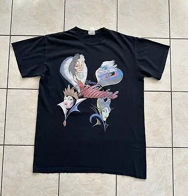 Buy Disneyland Resort Disney Villains Print T-Shirt 90’s Men’s XXL RARE • 150£