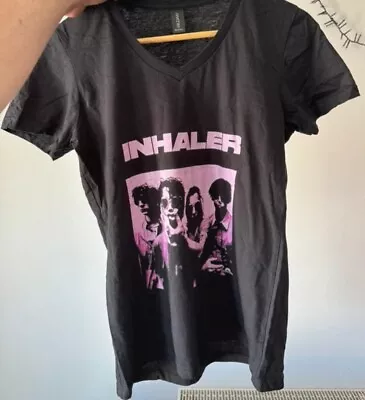 Buy Inhaler T Shirt Indie Rock Band Merch Tee Ladies Size Medium Black • 14.30£