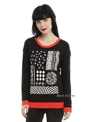 Buy Licensed 21 Twenty One Pilots Band Red Trim Pullover Intarsia Sweater JR 2x NWT • 34.35£