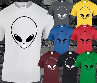 Buy Alien Head Front Mens T Shirt Swag Unisex Hipster Blogger Fashion Gift • 7.99£