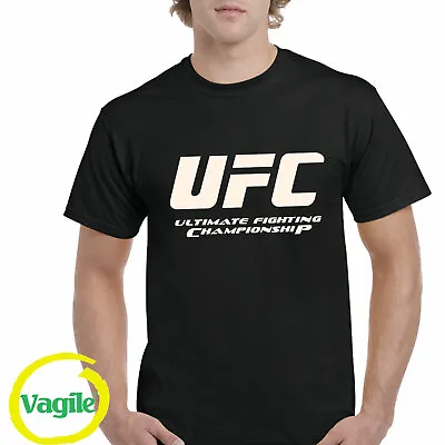 Buy UFC Championship Tshirt McGregor MMA Thai Kick Boxing Gym Workout Sweatshirt Top • 6.99£