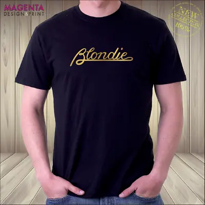 Buy FREE P&P_Blondie Logo T-Shirt /POP MUSIC/ROCK/UnOfficial GR8 Birthday Gift Idea • 14.95£