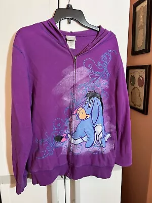 Buy Women’s Purple Eeyore Disney Hoodie Size L • 7.50£