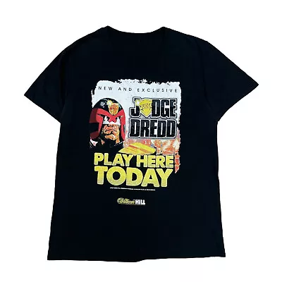 Buy JUDGE DREDD William Hill Slot Machine Promo Graphic T Shirt Black VGC Large  • 14.95£