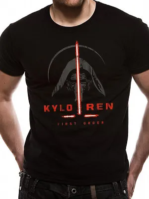 Buy Star Wars The Force Awakens KYLO REN OFFICIAL T-SHIRT First Order Lightsaber • 13.99£