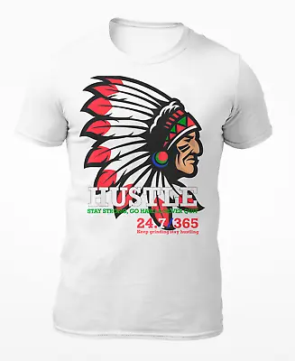 Buy Red Indian Hustle - Men's T-Shirt - Women - Men's T-Shirt - Women's T-Shirt • 11.99£