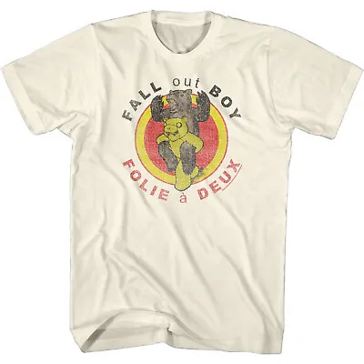 Buy Fall Out Boy Folie A Deux Album Cover Men's T Shirt Rock Band Tour Concert Merch • 40.39£