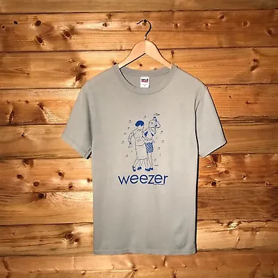Buy 2001 Weezer Tomine Dancing Girls Band T Shirt Mens S Small Anvil Official Merch • 44.99£