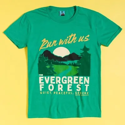 Buy Official The Raccoons Evergreen Forest Green Marl T-Shirt : S,M,L,XL,XXL,3XL • 19.99£