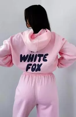 Buy White Fox Boutique Hoodie 2Pcs Tracksuit Set Hooded Sweatshirt Pullover Fleece  • 19.99£