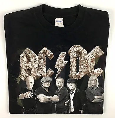Buy AC/DC Rock Or Bust World Tour 2015 Black Concert T-Shirt - Size M • 18.80£