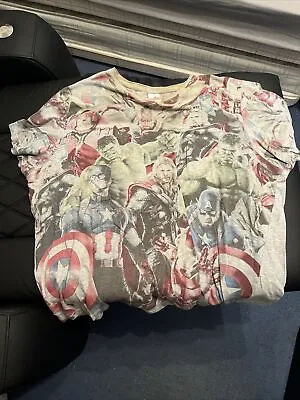 Buy Marvel Avengers Grey T Shirt XL • 0.99£