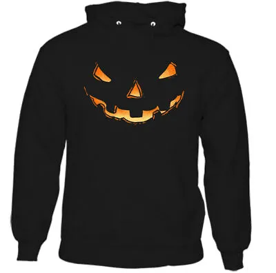 Buy Pumpkin Smile Mens Funny Halloween Fancy Dress Hoodie Outfit Spooky Scary Ghost • 24.49£