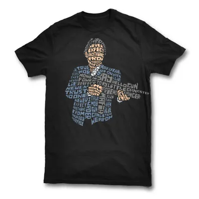 Buy Scar Face Mafia Gangster Tshirt Calligram Words Shirt Tommy Gun Gangs New York • 8.99£