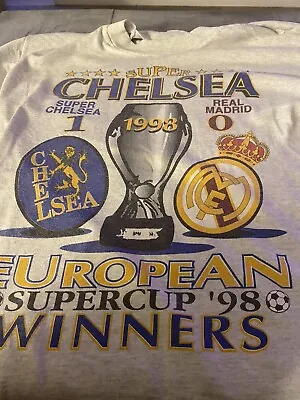 Buy Chelsea T-shirt European Super Cup Winners 1998 • 2£