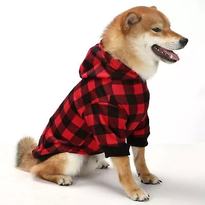 Buy Dog Clothes Large Pet Winter Dog Hoodies Warm Pet Dogs Jumper For Large Dog Coat • 11.99£