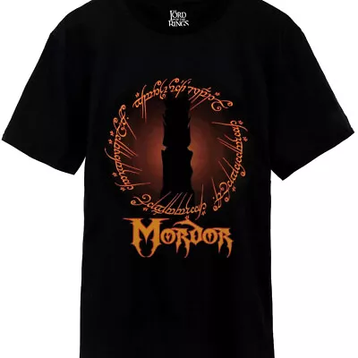 Buy The Lord Of The Rings Mens Mordor T-Shirt NS6896 • 16.79£