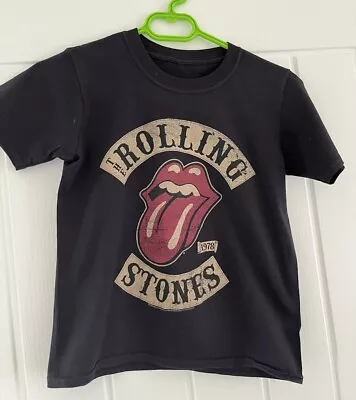 Buy Child’s - Black -Rolling Stones - T-Shirt - Size XS • 1.99£