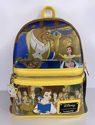 Buy Loungefly Disney Beauty And The Beast Scenes Backpack Princess Belle • 37.80£