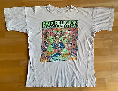 Buy BAD RELIGION  Frank Kozik 1990  TOUR SHIRT Vintage Punk NOFX Blink 182 Green Day • 553.47£