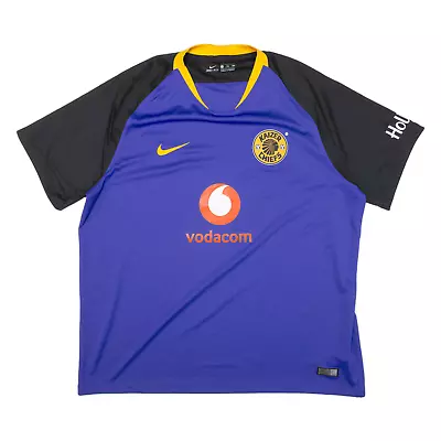 Buy NIKE Kaizer Chiefs 2018 Mens Football Shirt Jersey Purple USA V-Neck 2XL • 49.99£