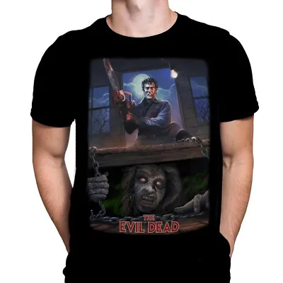 Buy EVIL DEAD CELLAR -  Horror Movie Poster Art - T-Shirt / Halloween / Scary • 21.45£