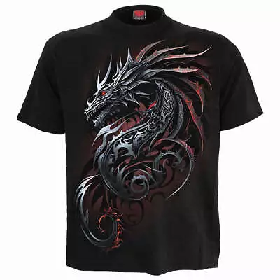 Buy DRAGON SHARDS - Front Print T-Shirt Black • 14.99£