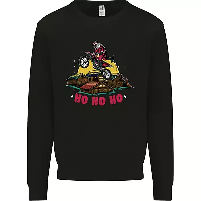 Buy Christmas Santa Motocross Dirt Bike Mens Sweatshirt Jumper • 16.99£