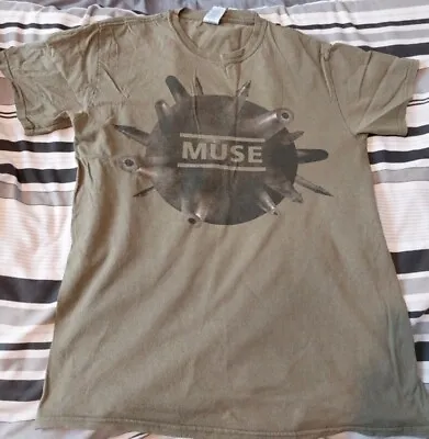 Buy Muse T Shirt Psycho Tour Rock Band Merch Tee Size Medium Matt Bellamy • 15.95£