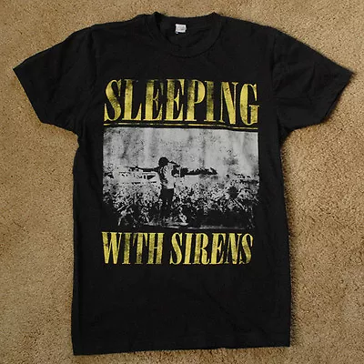 Buy SLEEPING WITH SIRENS Black T Shirt Size XS • 11.33£